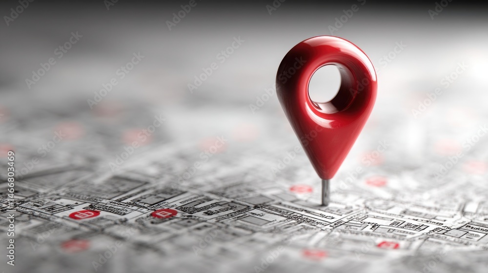 Poster visual representation of campaign clarity using a map icon for structured messaging and effective co