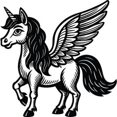 Fototapeta premium horse vector illustration