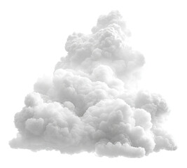 white cloud png on transparent background