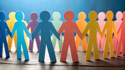 "Vibrant Diversity and Inclusion Collage – Unity, Pride, and Belonging in Colorful Representation"