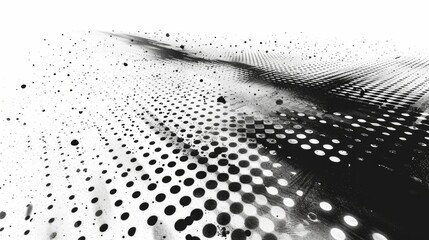 Futuristic Halftone Gradient Background for Comic Book Panels and Graphic Novels with Oldschool Dot Pattern