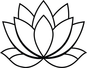 lotus flower isolated on white