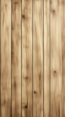 Fototapeta premium A smooth, light-colored wooden surface with visible grain patterns, showcasing a clean and polished look ideal for backgrounds, textures, and product displays.