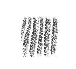 Seamless tire track pattern with grunge texture and rubber skid marks. This PNG set includes vector road prints. Use this PNG design as a transportation PNG background or stamp.