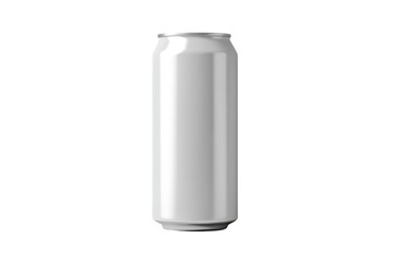 Soft drink can mockup on white background