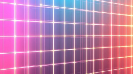 pastel neon grid minimal background