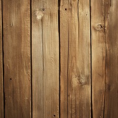 Fototapeta premium Rustic wood planks forming a wall or fence in vertical orientation close up shot showing texture and grain detail