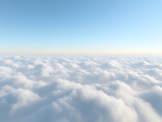 Fototapeta premium cloudy sky misty morning warm golden hour high resolution, ultra realistic, stock photo style