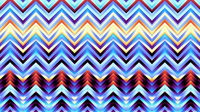 Abstract blue Chevron Mosaic Background Loop