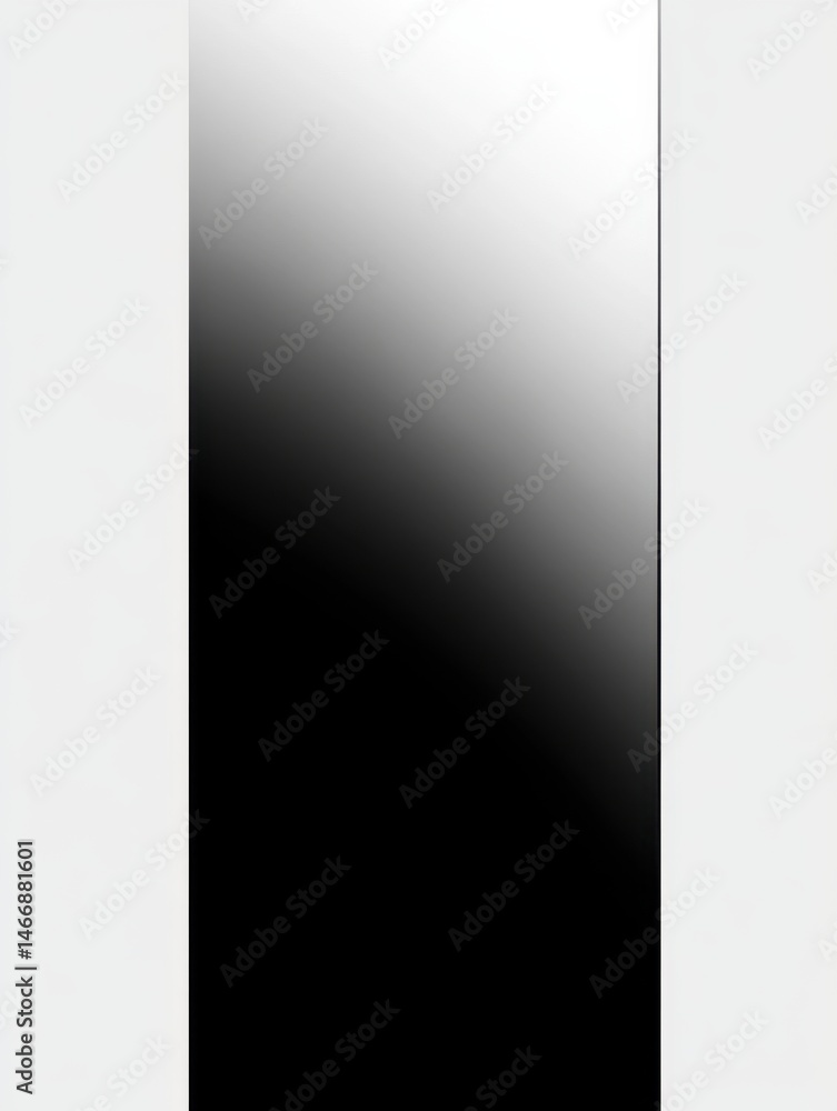 Poster abstract gradient background in black and white studio shot with soft lighting and clean lines for m