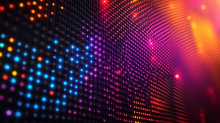 geometric neon grid minimal background