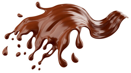 melted chocolate dripping