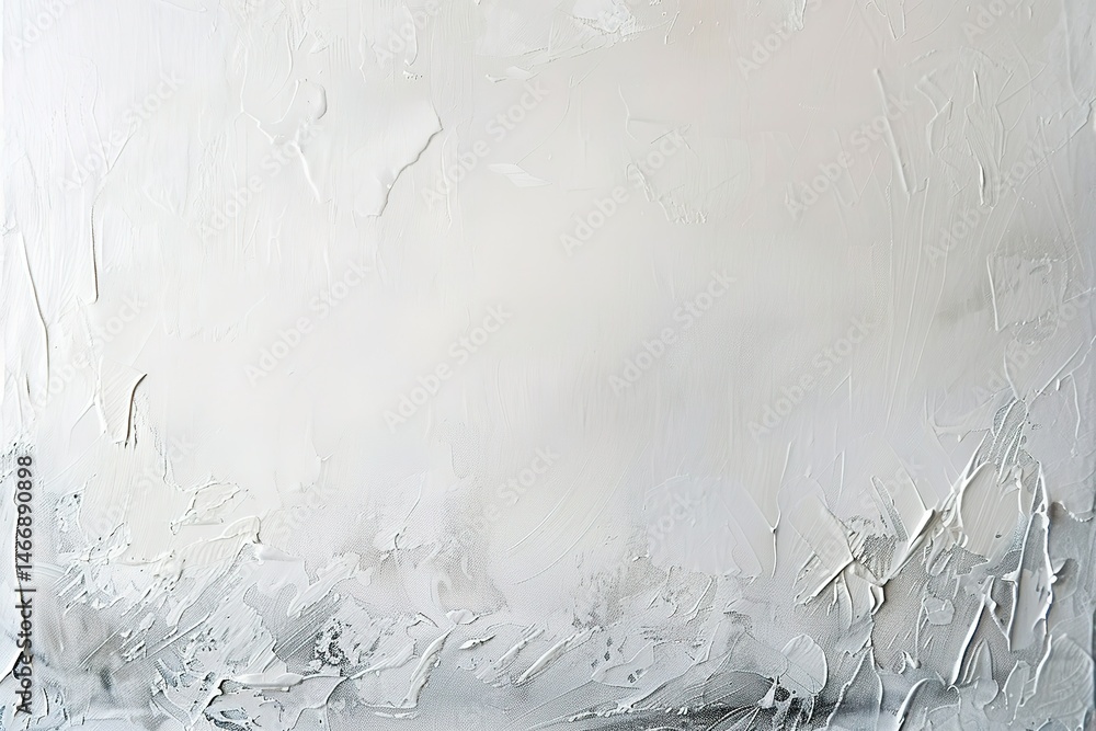 Poster textured white paint creates a dynamic background perfect for adding depth and interest