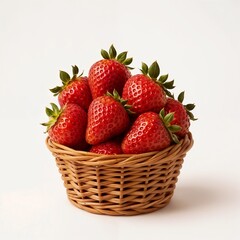 strawberries in a basket