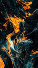 Captivating Phone Wallpaper with Inferno Hues 