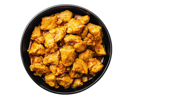 Delicious Chicken Curry Recipe Indian Food Tasty Dish Spicy Chicken isolated on transparent background