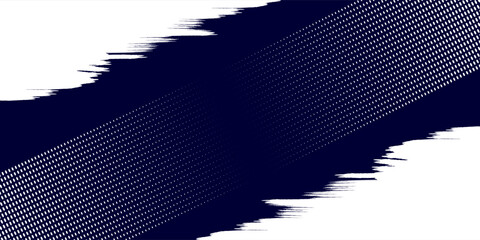 Dots halftone white \u0026 blue color pattern gradient grunge texture background. Dots pop art comics sport style vector illustration