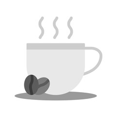 Coffee icon vector image. Suitable for mobile apps, web apps and print media.