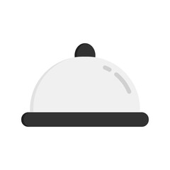 Dish icon vector image. Suitable for mobile apps, web apps and print media.