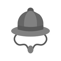 Explorer Hat icon vector image. Suitable for mobile apps, web apps and print media.