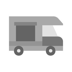 Food Truck icon vector image. Suitable for mobile apps, web apps and print media.
