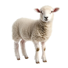 Fototapeta premium sheep isolated on white