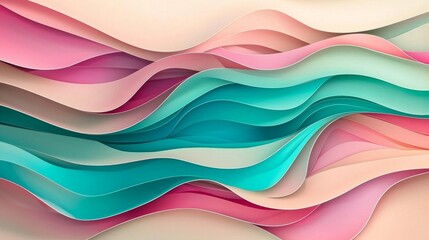Obraz premium Unique Liquid Shapes Enhance the Colorful Texture Design