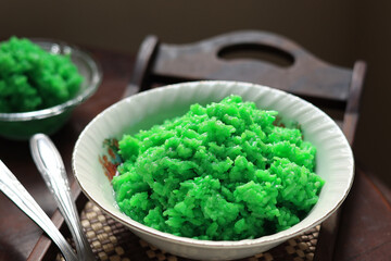 Tape Ketan Ijo Hijau Green Glutinous Tape