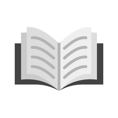 Open Book icon vector image. Suitable for mobile apps, web apps and print media.