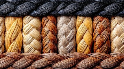 Tongan lalava mat, intricate weave texture showcasing tightly knotted ropework in linear bands, reflecting rich cultural heritage and ceremonial significance.