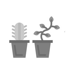 Plants icon vector image. Suitable for mobile apps, web apps and print media.