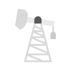 Pump Jack icon vector image. Suitable for mobile apps, web apps and print media.