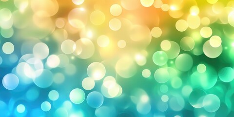 Obraz premium Abstract bokeh background with vibrant, colorful circles