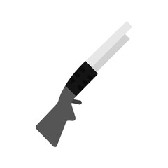 Shotgun icon vector image. Suitable for mobile apps, web apps and print media.