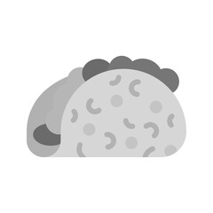 Taco icon vector image. Suitable for mobile apps, web apps and print media.