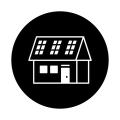 green roof with solar panel