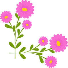 Flowers Corner Decoration