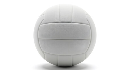 Classic White Volleyball, Studio Shot, Clean Background