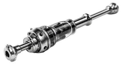 Mechanical Marvel: Captivating macro shot of a precision-engineered mechanical component, a testament to industrial ingenuity, sleek design, and technical prowess.