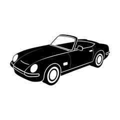 convertible vector silhouette
