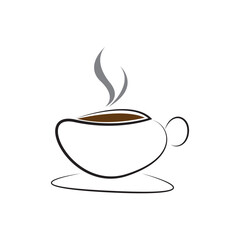coffee cup icon, coffee mug design, hot drink espresso