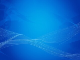 Fototapeta premium Geometric Blue and White Lines Abstract Design Template