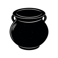 pot vector silhouette
