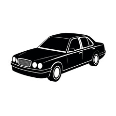 sedan vector silhouette