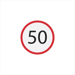 Road sign icon. Street sign icon. Vector.