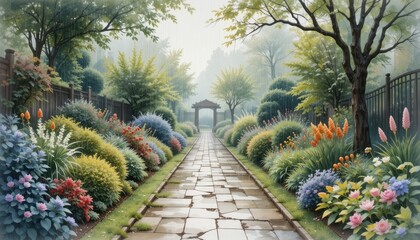 Obraz premium path in the park