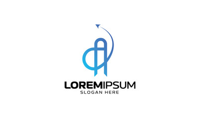 Letter A Travel Agency Logo Art & Illustration