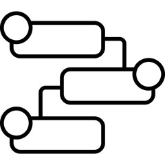 Flowchart Infographics Icon