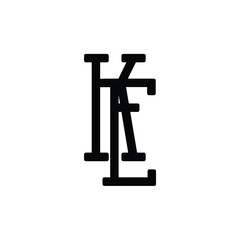 KE monogram logo design letter text name symbol monochrome logotype alphabet character simple logo