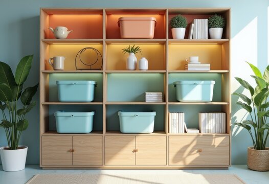 stylish shelves organized labeled storage bins home decor interior design organization inspiration, container, style, space, wood, metal, display, basket